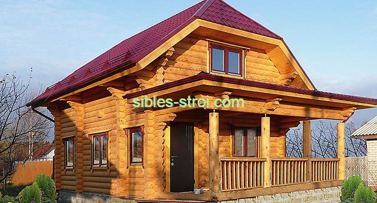 Проект бани из лиственницы Крепость духа-2